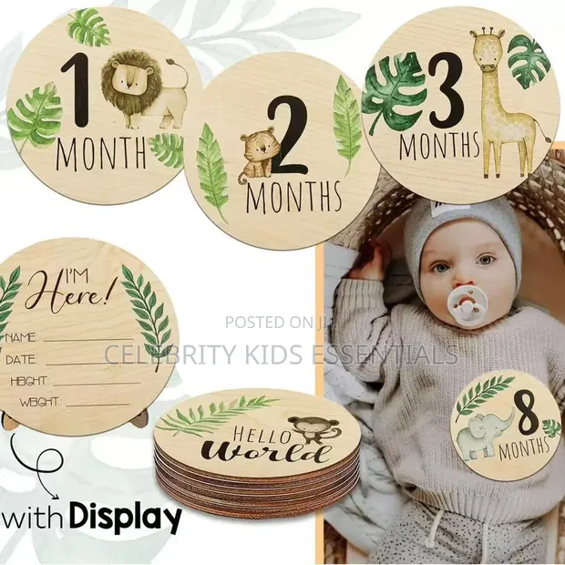 Baby Milestone Cards (0-12 Months) - 1