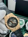 Kyakkyawar Agogon Hannu na Fata na Hublot - 4