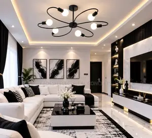 Nordic 6-Head Pendant Light don Falo, Bedroom, Nazarin Gida, Hotel