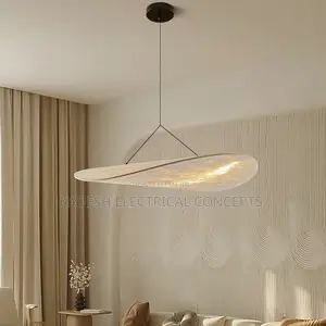 Nordic Silk LED Pendant Lamp for Living Room Decor