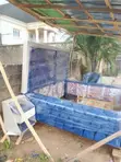 Luxury Royal Blue L-Shaped Bed/Sofa Set - 2