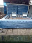Luxury Royal Blue L-Shaped Bed/Sofa Set - 4