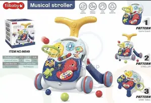 Musical Baby Walker Stroller | 3-in-1 Activity Walker