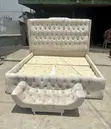 Inexpensive Quality 6x6 Tufted Bedframe - 1