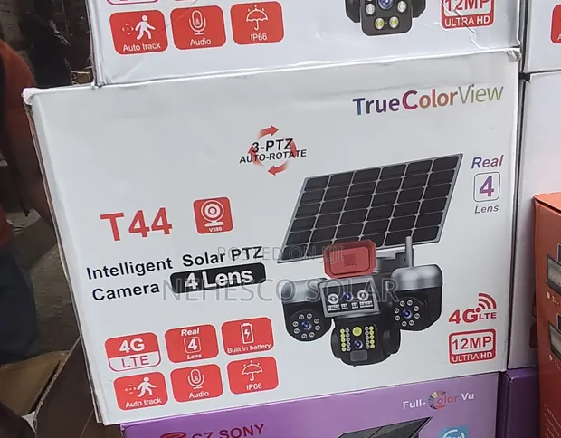 T44 Intelligent Solar PTZ Camera - 4G LTE - 1