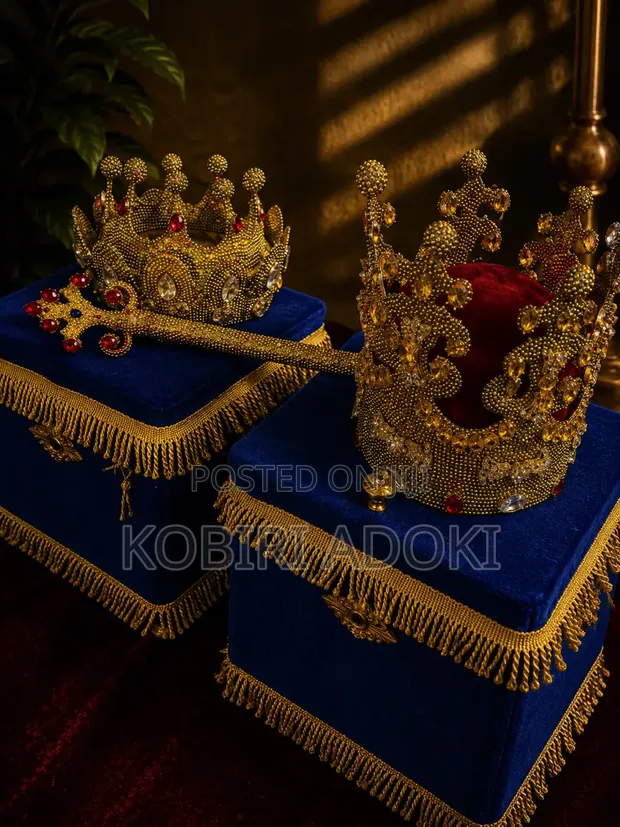 Brand New Crown and Staff Set - 1