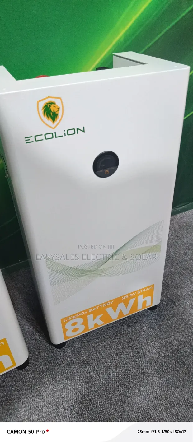 Ecolion 8kWh 25.6V Lithium Battery for Solar Inverters - 1