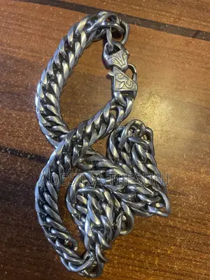Silver Cuban Chain Necklace