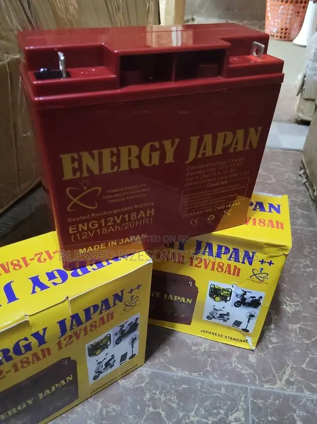 Energy Japan 12V 18Ah Deep Cycle Battery - 1