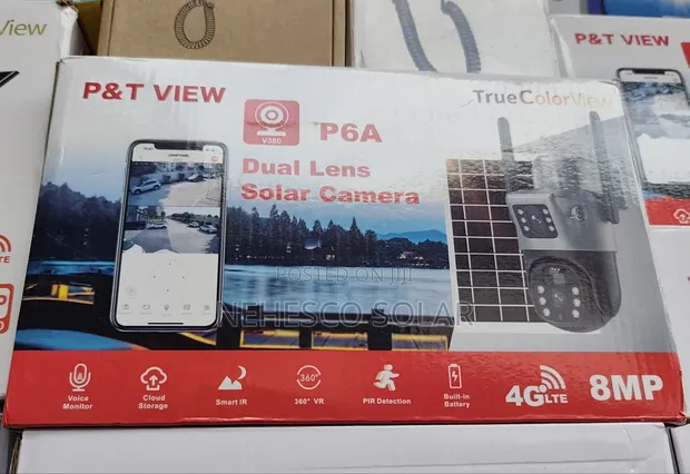 Original P6A 4G Solar Security Camera with Dual Lens - 1