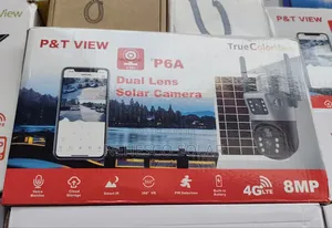 Original P6A 4G Solar Security Camera with Dual Lens
