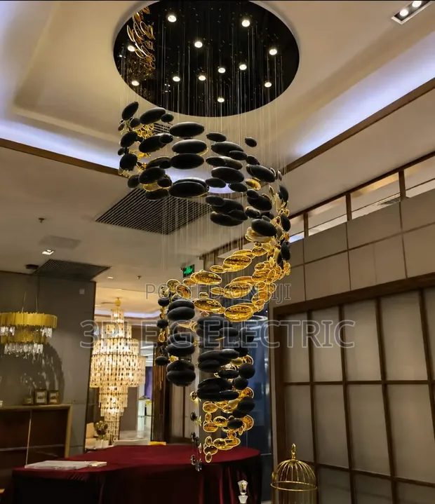 110-Egg Chandelier with Remote Control (800mm x 2000mm) - 1