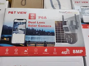 P6A 8MP Kamara Mai Hasken Rana Don Tsaro Gida