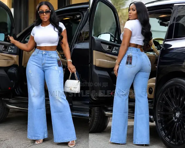 Women's Baggy Jeans - 1