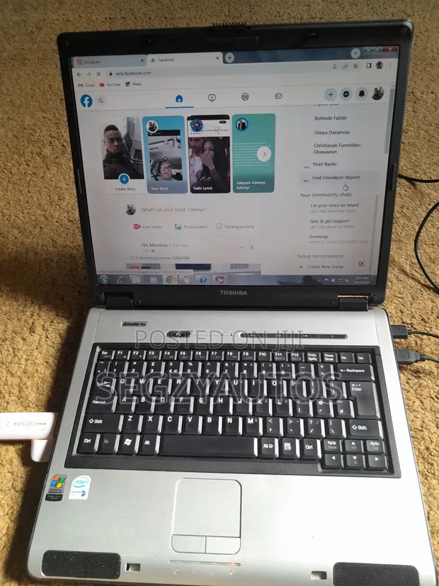 Toshiba Satellite L300 Laptop 1.5GB RAM, 60GB HDD - 1