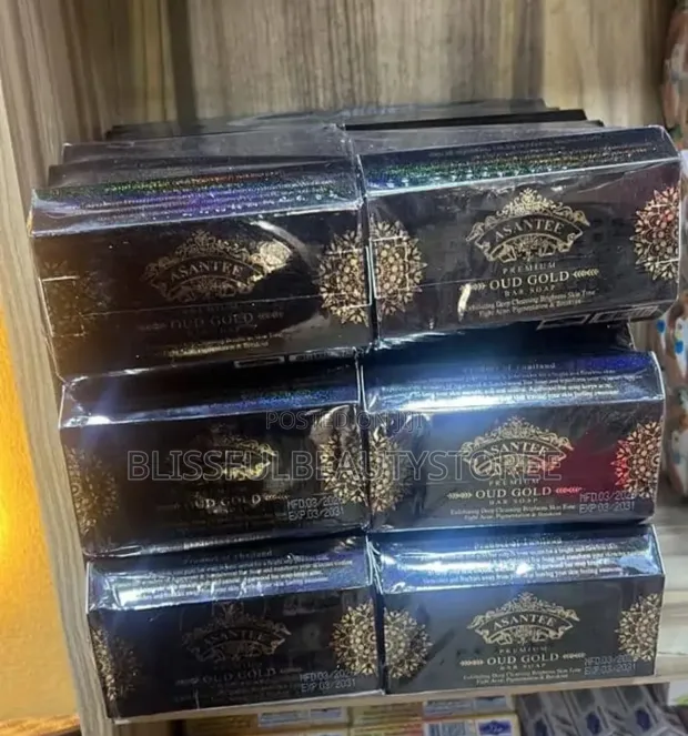Asantee Premium Oud Gold Bar Soap - 1