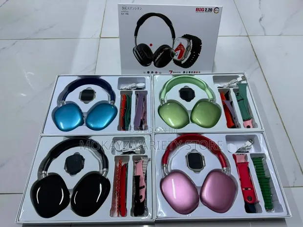 BIG 2.20 Smartwatch with 7 Straps & Earphones - 1