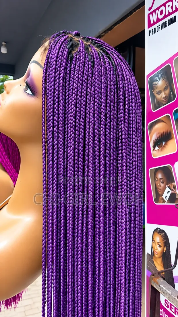 Braided Coloured Wig - 1