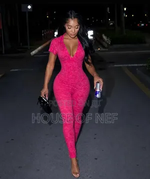 Chic Zara Jumpsuit - Pink, Size M