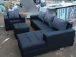 Home Interiors L-Shape Sofa with Center Table - Brand New - 1