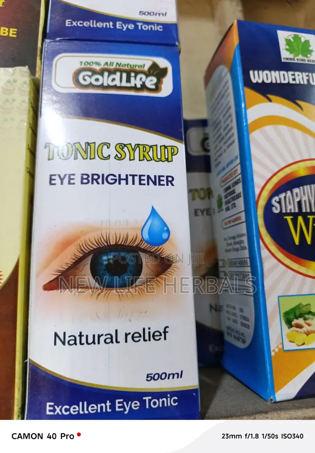 Eye Brightener Tonic Syrup - Gold Life - 1