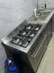6-Burner Gas Cooker with Oven - 1