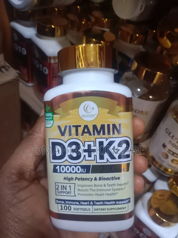 Duozi Vitamin D3 + K2 Softgels - 1