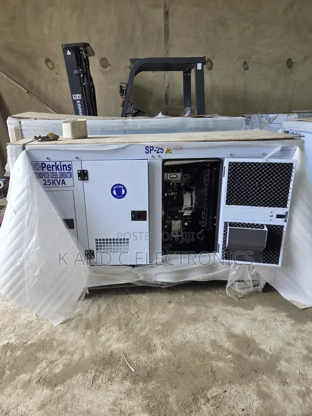 Perkins 25kVA Three-Phase Diesel Soundproof Generator - 1