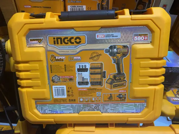 Ingco 20V Cordless Impact Driver Kit - 1