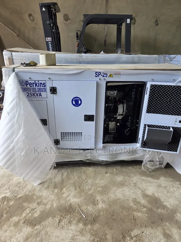 Original Perkins 25kVA Three-Phase Diesel Generator - 1