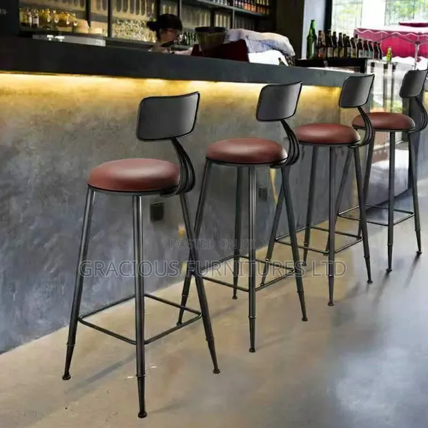 Counter Height Bar Stool - Modern Industrial - 1