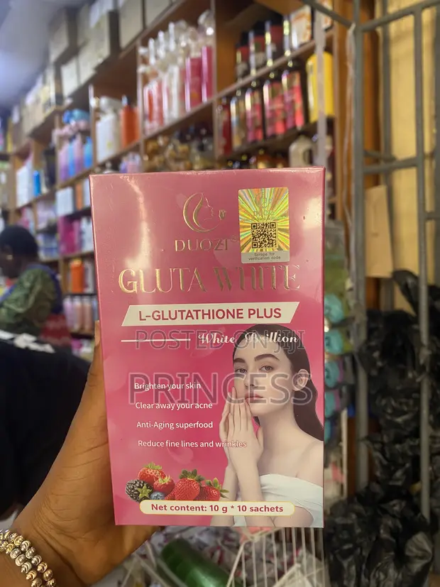 Gluta White Kwalba Mai Haskaka Fata & Anti-Aging - 1