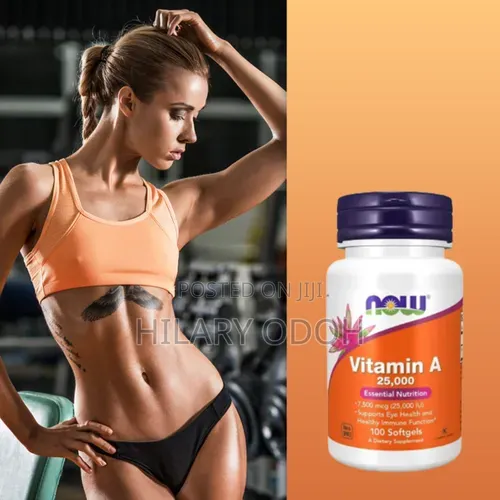 NOW Foods Vitamin A 25,000 IU (100 Softgels) - 1