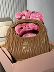 Miu Miu Jaka Daga Straw - Brown - 1