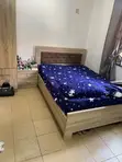 4x6 Bed Frame and Mattress with Bedside Drawer - 1