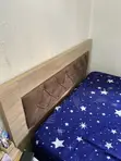 4x6 Bed Frame and Mattress with Bedside Drawer - 3