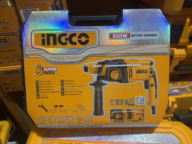 INGCO 650W Rotary Hammer Drill - 1