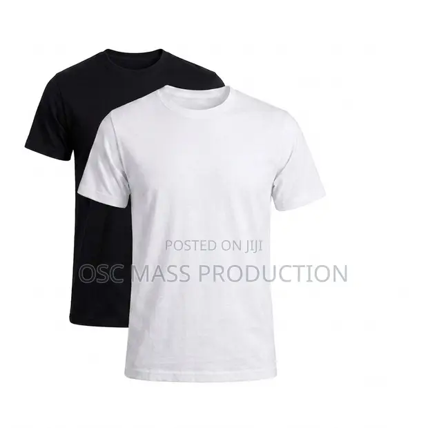 100% Cotton Round Neck T-Shirts - 1