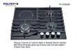 Polystar 3 Gas + 1 Electric Wurin Saka Gas Mai Haɗawa - 2