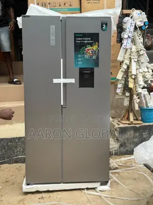 Hisense Side-by-Side Refrigerator with Water Dispenser (560L)