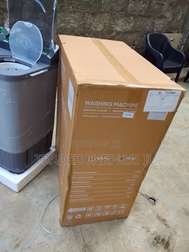 Synix 8KG Manual Twin Tub Washing Machine - 1