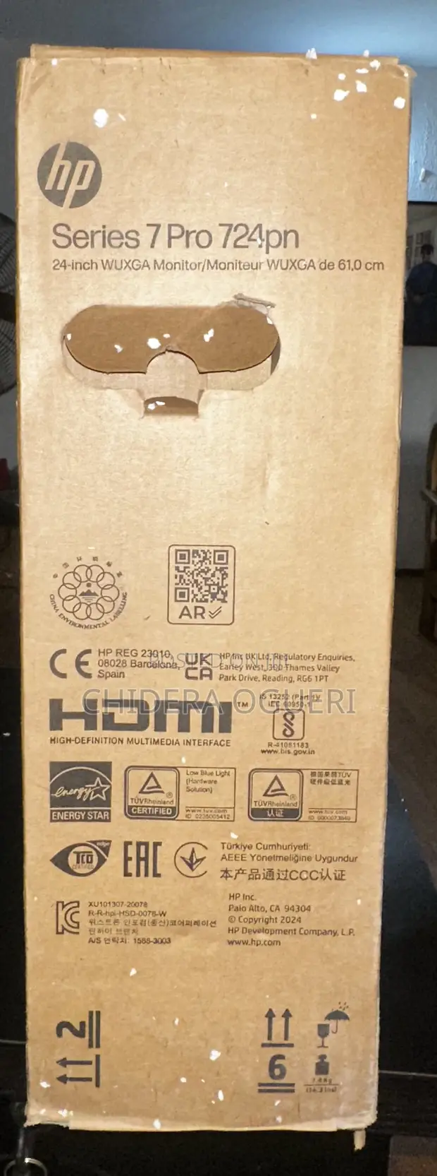 HP Series 7 Pro 724 24-inch Monitor - 1