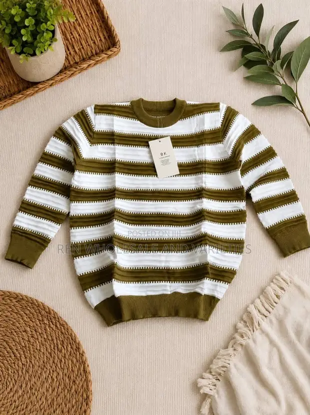 High Quality Striped Sweatshirt - 1