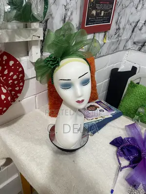 Beautiful Handmade Fascinators - Purple Crinoline