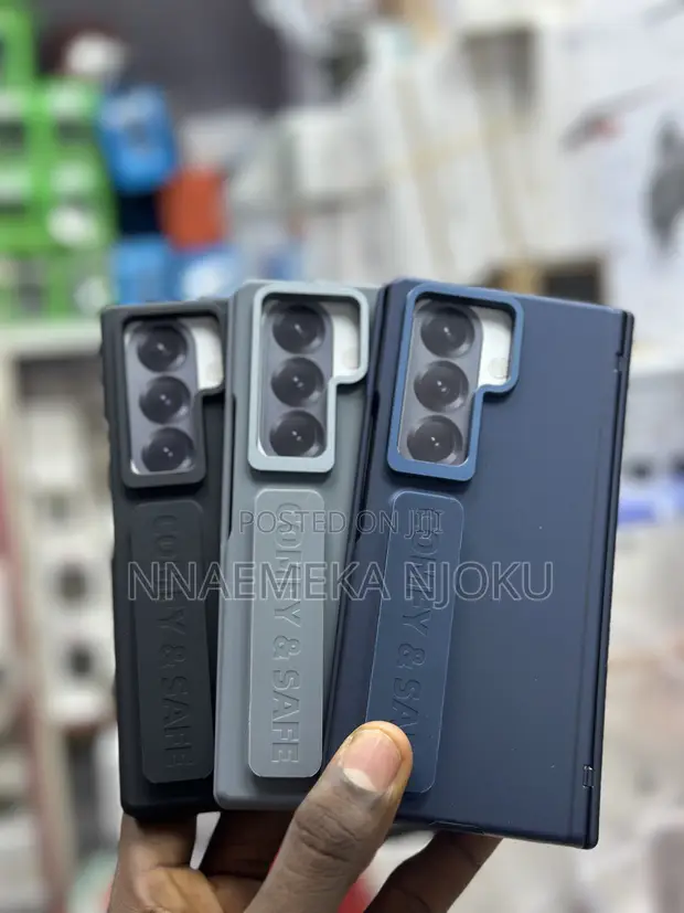 Samsung Fold Pouch (Silicone) with Front Glass Protector - 1