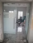10mm Tempered Glass Entrance Door | Half Frosted Frameless - 2