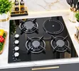 Premium 4-Burner Gas Cooker/Hob tare da Wutar Lantarki - 2