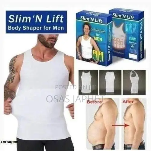 Men's Comfortable Body Shaper Compression Vest - Cool Max Active - 1