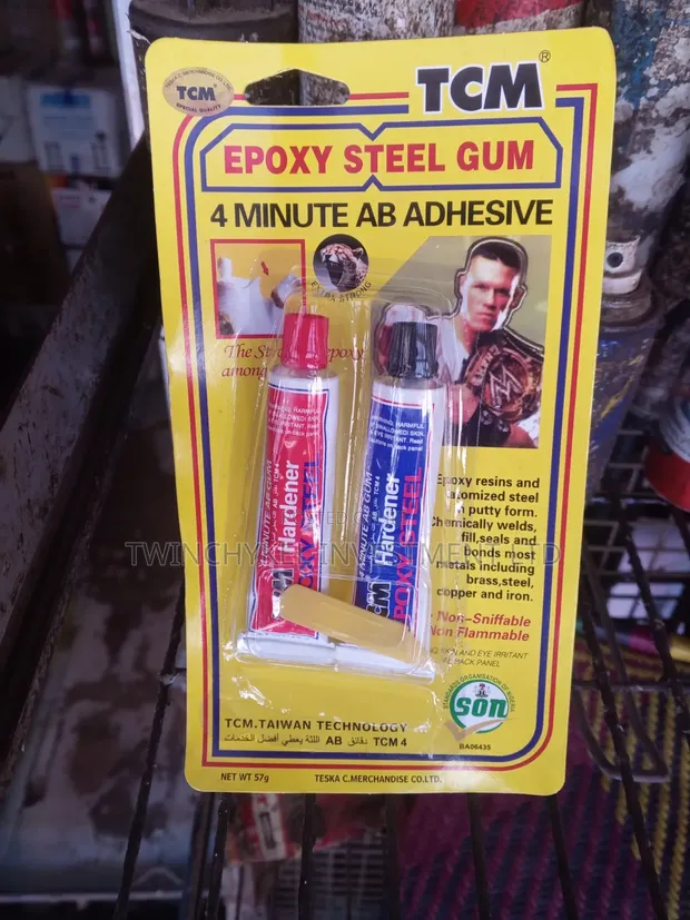 TCM 4 Minutes AB Epoxy Steel Gum - 1