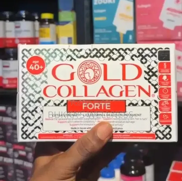 Gold Collagen Forte Extra Strength Age 40+ Liquid Skin Health Supplement - 1